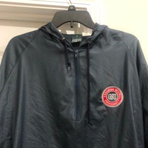 Vintage Georgia State University rain jacket